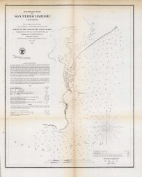 Preliminary Chart of San Pedro Harbor California