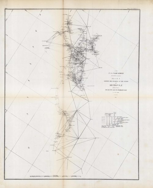 Antique Coastal Survey-Pt.Sal to Tomales Bay