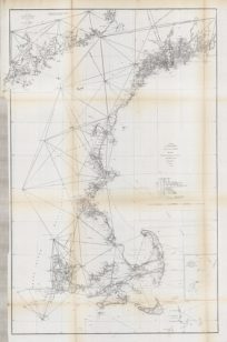 U.S. Coast Survey Sketch A Showing the Progress of the Survey in Section No. 1