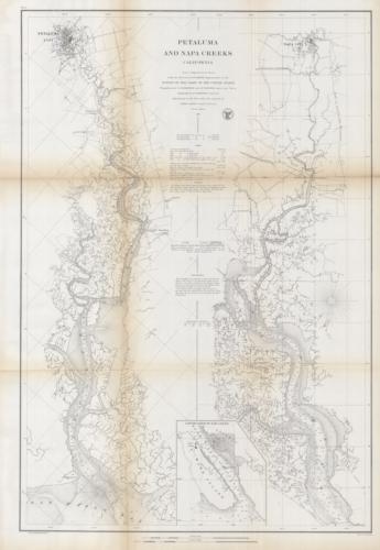 (U.S. Coast Survey) Petaluma and Napa Creeks