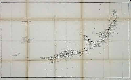U.S. Coast Survey Showing the Progress of the Survey in Section No. VI from Cape Florida to Tortugas Islands
