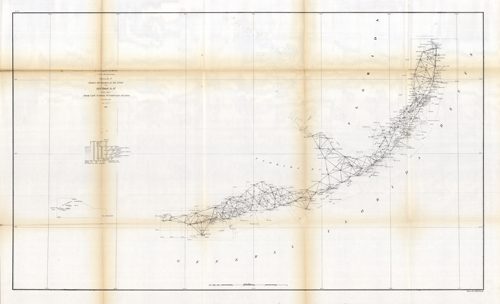 U.S. Coast Survey Sketch F Showing the Progress of the Survey Section No. VI From Cape Florida to Tortuga Island