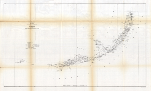 U.S. Coast Survey Sketch F Showing the Progress of the Survey Section No. VI From Cape Florida to Tortuga Island