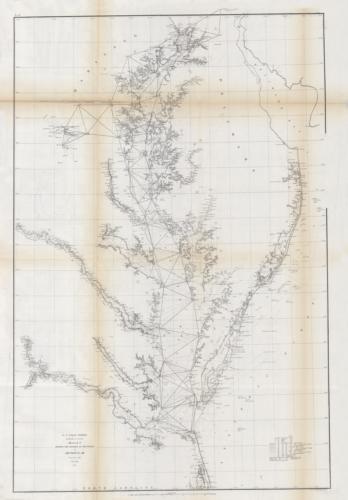 U.S. Coast Survey Sketch C Showing the Progress of the Survey in Section No. III