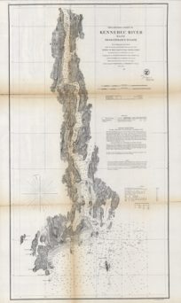 Preliminary Chart of Kennebec River Maine From Entrance to Bath