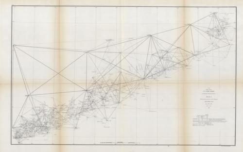 U.S. Coast Survey Sketch A Showing the Progress of the Survey in Section No. 1