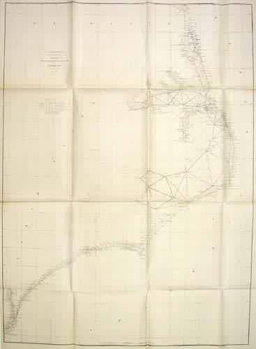 U.S. Coast Survey Sketch D Showing the Progress of the Survey in Section No. IV