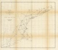 Sketch A Showing the Primary Triangulation in Section No. I - 1862