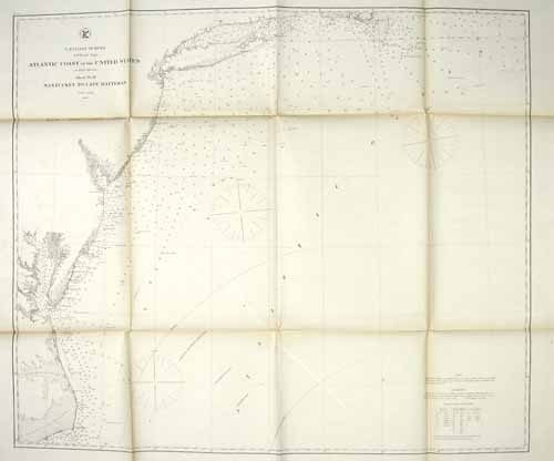 U.S. Coast Survey Atlantic Coast of the United States Sheet No. II Nantucket to Cape Hatteras