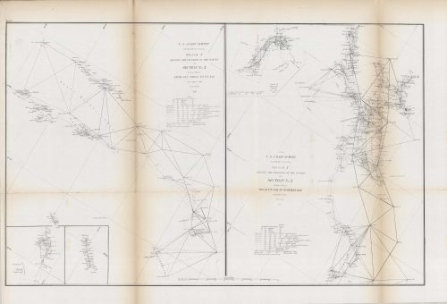 U.S. Coast Survey Sketch J Showing the Progress of the Survey in Section No. X From San Diego to Pt. Sal