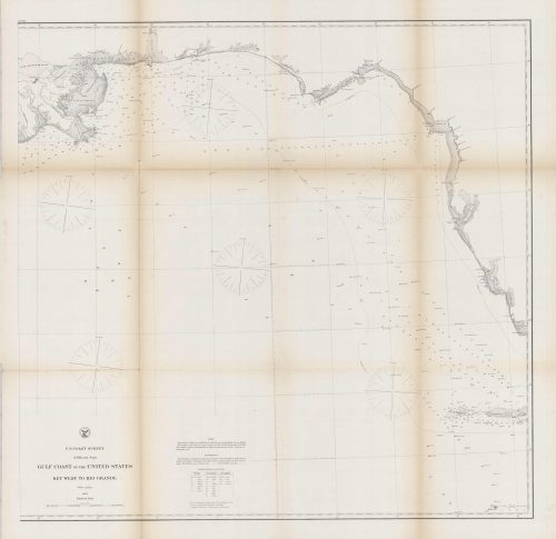 U.S. Coast Survey Gulf Coast of the United States Key West to Mississippi River