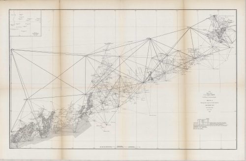 U.S. Coast Survey Sketch A Showing the Progress of the Survey in Section No. 1