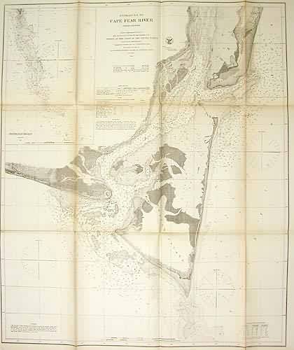 Entrances to Cape Fear River North Carolina