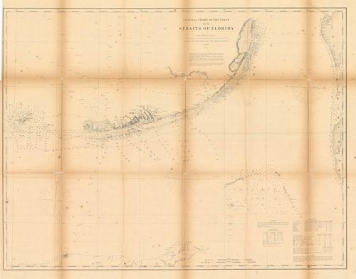 General Chart of the Coast  - No. X - Straits of Florida