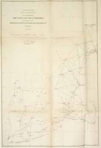 acs U.S. Coast Survey Sketch Illustrating the Nantucket Arc of Meridian and Adjustment of the Triangulation of Long Island Sound massachusetts