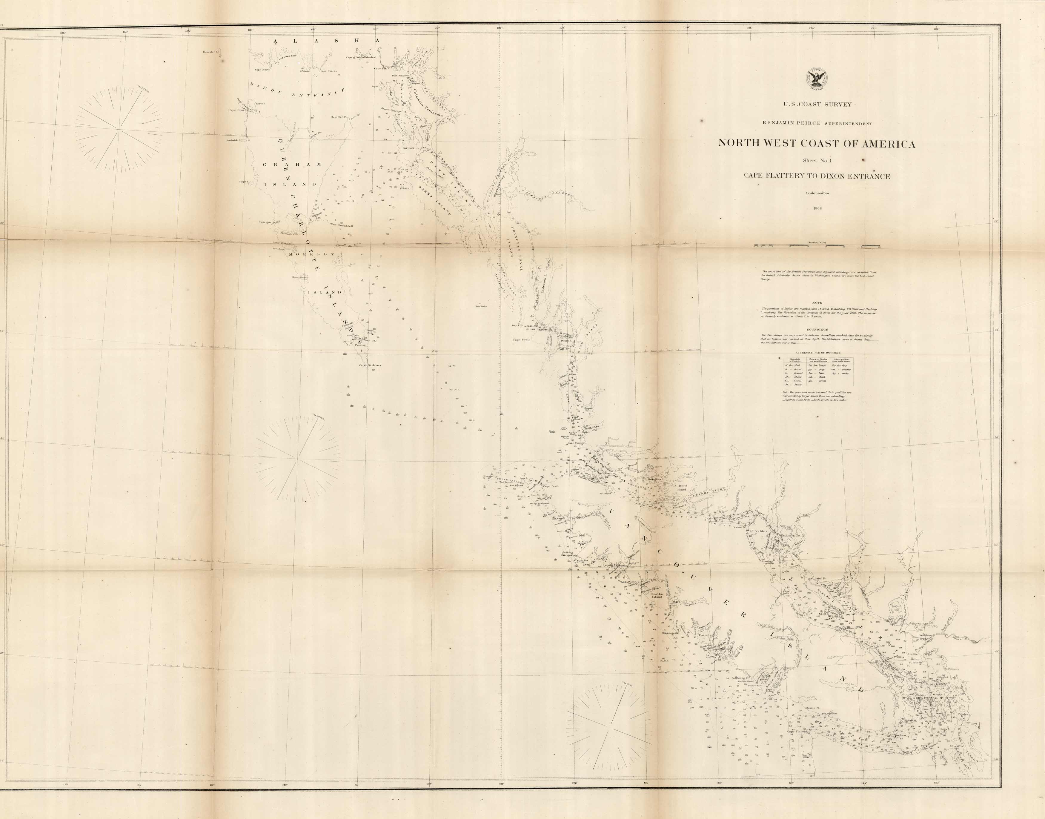 North West Coast of America (Sheet No. 1)