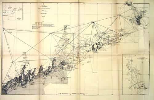 U.S. Coast Survey Sketch A Showing the Progress of the Survey in Section No. 1