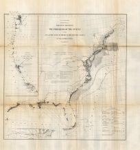 Sketch Showing the Progress of the Survey on the Atlantic