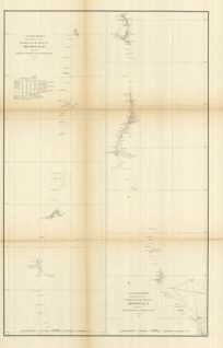 Progress of the Survey in Section No. XI - Lower Sheet - From the California Line to Tillamook Bay / Progress of the Survey in Section No. X - Upper Sheet - From Tomales Bay to the Oregon Line - 1870