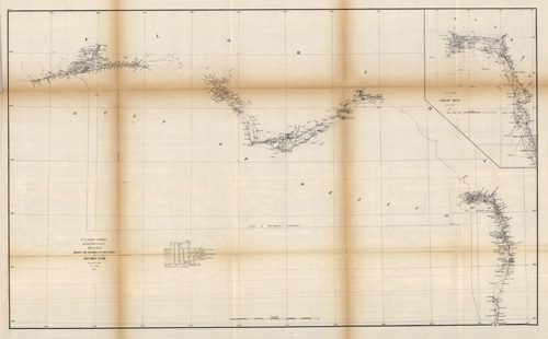 Sketch G - Showing the Progress of the Survey in Section No. VIII - From 1849 to 1871