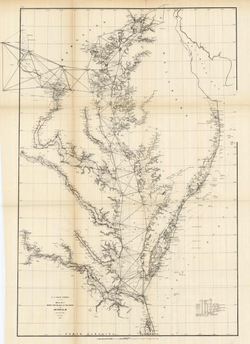 Sketch C Showing the Progress of the Survey in Section No. III - 1875