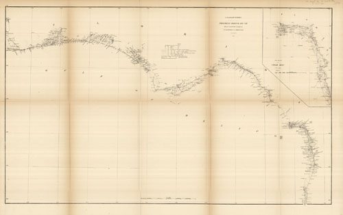 U.S. Coast Survey Progress Sketch Sec. VII West Coast of Florida St. Josephs Bay to Mobile Bay'