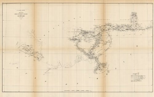 Sketch H Showing the Progress of the Survey in Section No. VIII