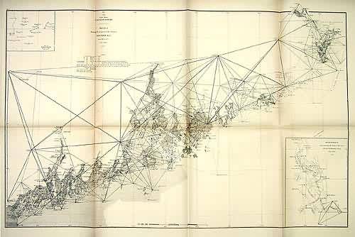 U.S. Coast Survey Sketch A Showing the Progress of the Survey in Section No. 1