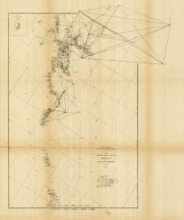 Sketch Showing the Progress of the Survey in Section No. X - Middle Sheet - From Pt. Sal to Tomales Bay - 1881