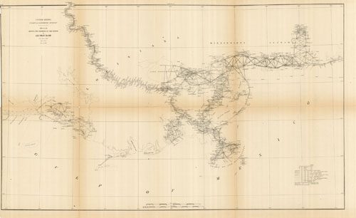 Sketch Showing the Progress of the Survey in Section No. VIII