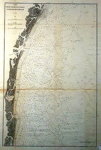 New Jersey Coast -From Absecon Inlet to Leamings Beach'