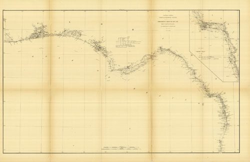 Progress Sketch Sec. VII - West Coast of Florida - St. Josephs Bay to Mobile Bay - Sub Sketch of Cedar Keys'