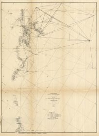 Sketch Showing the Progress of the Survey in Section No. X - Middle Sheet - From Pt. Sal to Tomales Bay - 1883