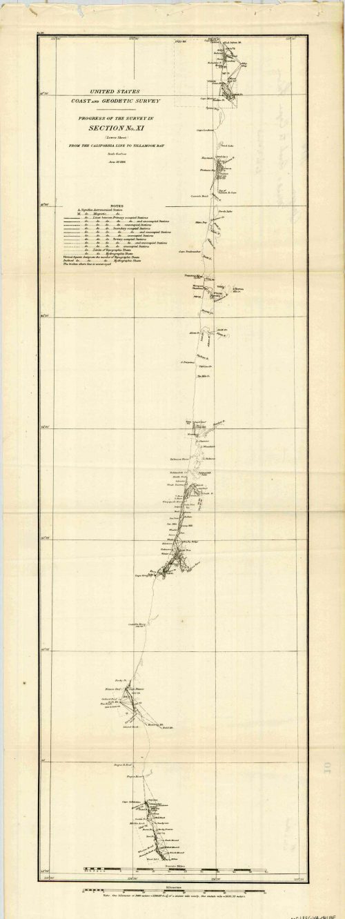 Progress of the Survey in Section No. XI