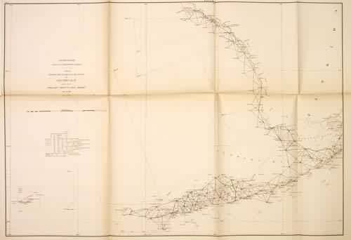 United States Coast and Geodetic Survey Sketch Showing the Progress of the Survey in Section No. VI From Key West to Cape Romano