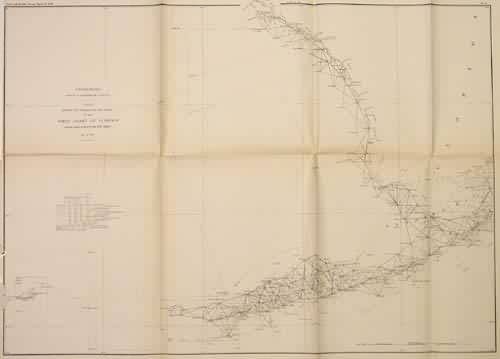 United States Coast and Geodetic Survey Sketch Showing the Progress of the Survey on the West Coast of Florida From Cape Romano to Key West