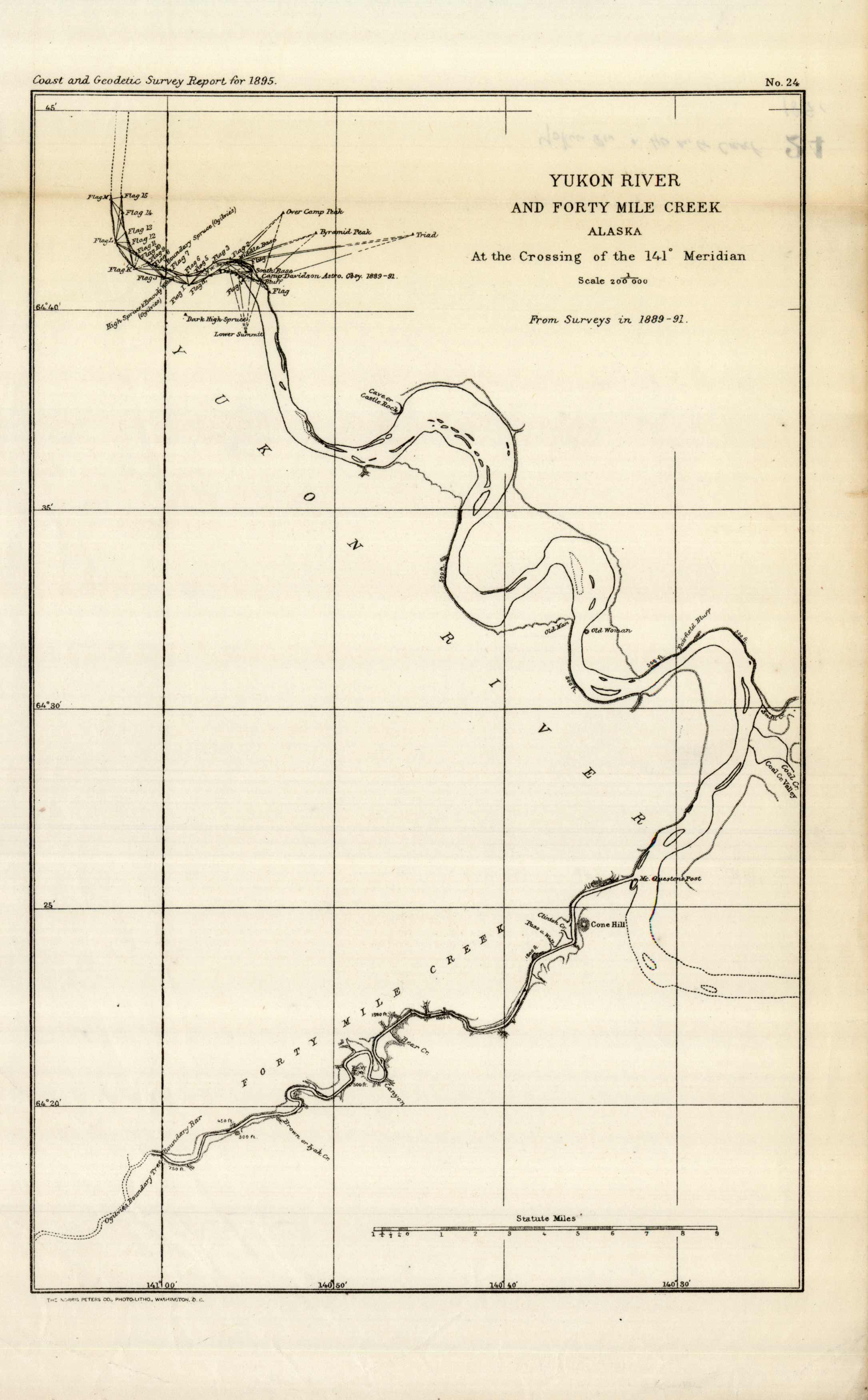 Yukon River and Forty Mile Creek