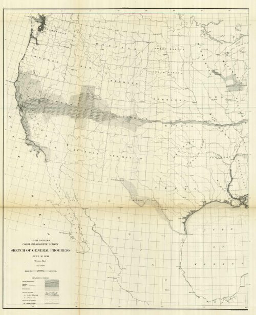 Sketch of General Progress - 1894 - Western Sheet