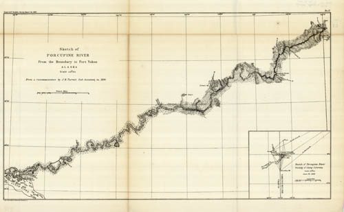 Sketch of Porcupine River from the Boundary to Fort Yukon