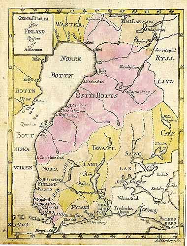Map of Finland Map of Finland