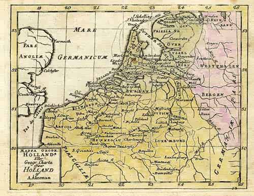 Map of Holland