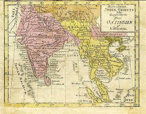 Map of India and the East Indies
