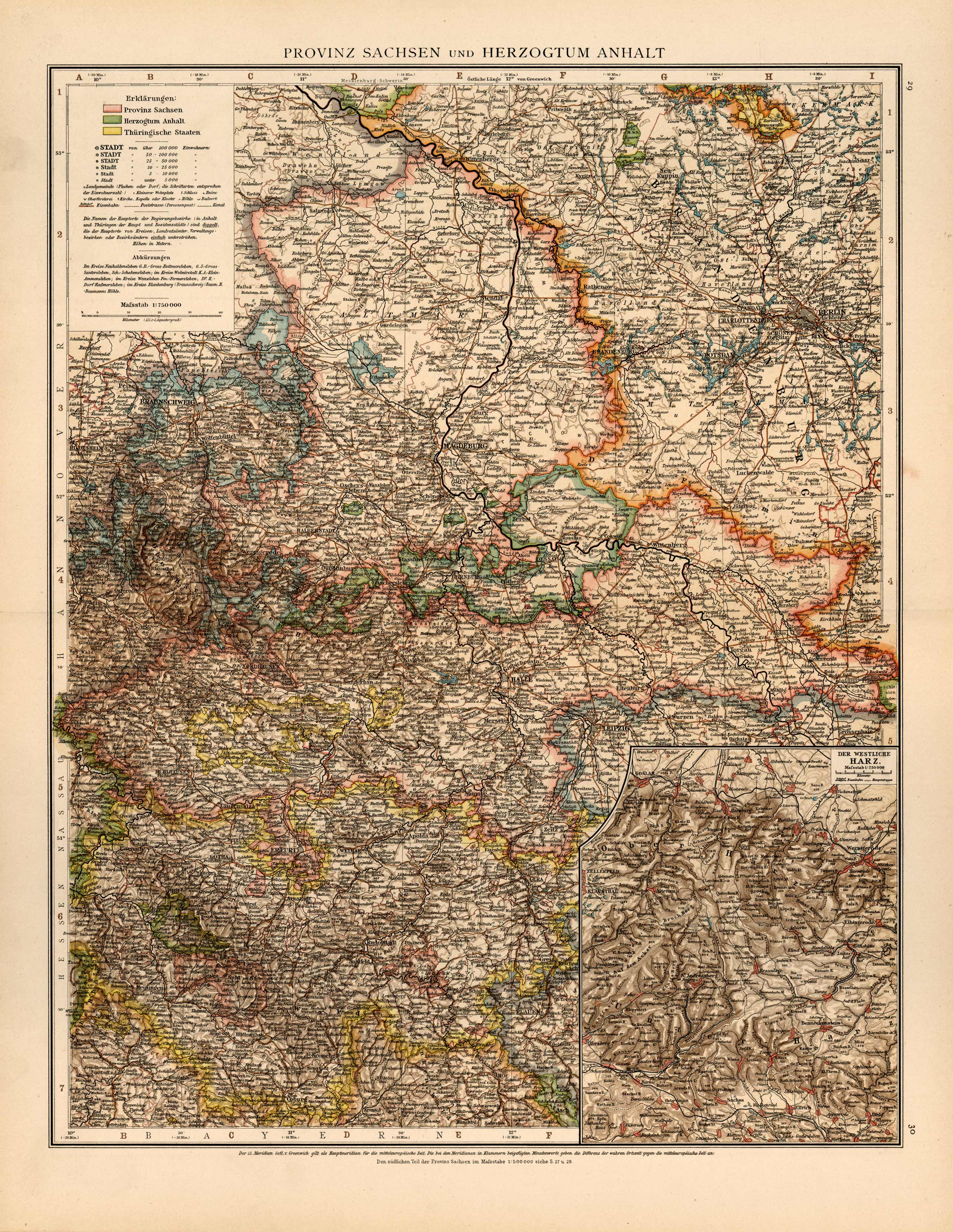 Provinz Sachsen und Herzogtum Anhalt (Germany: Province Saxonia and Duchy of Anhalt)