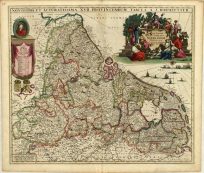 Novissima et Accuratissima XVII Provinciarum...[Low Countries]
