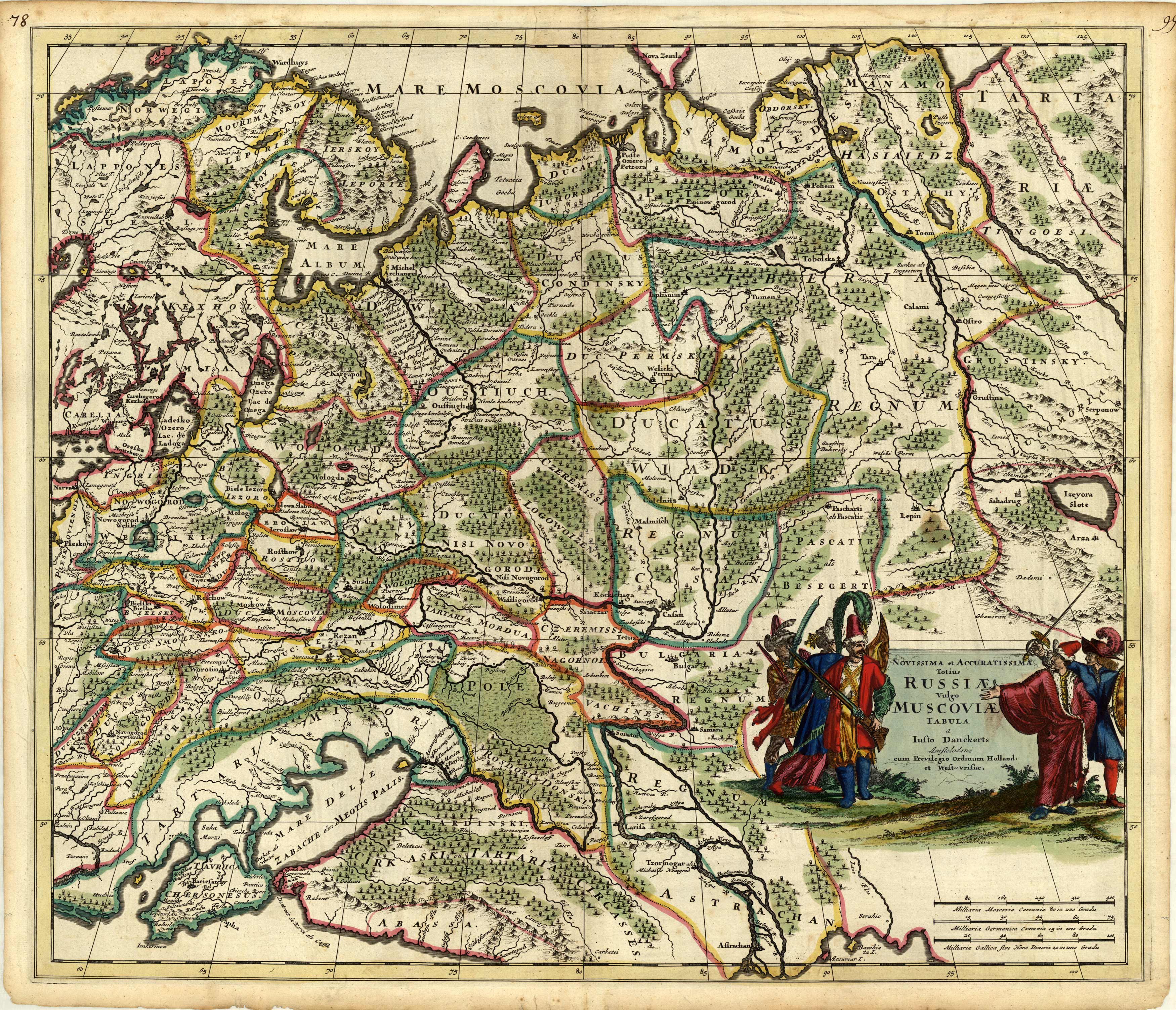 Novissima et Accuratissima Totius Russiae vulgo Muscoviae Tabula [Russia in Europe]