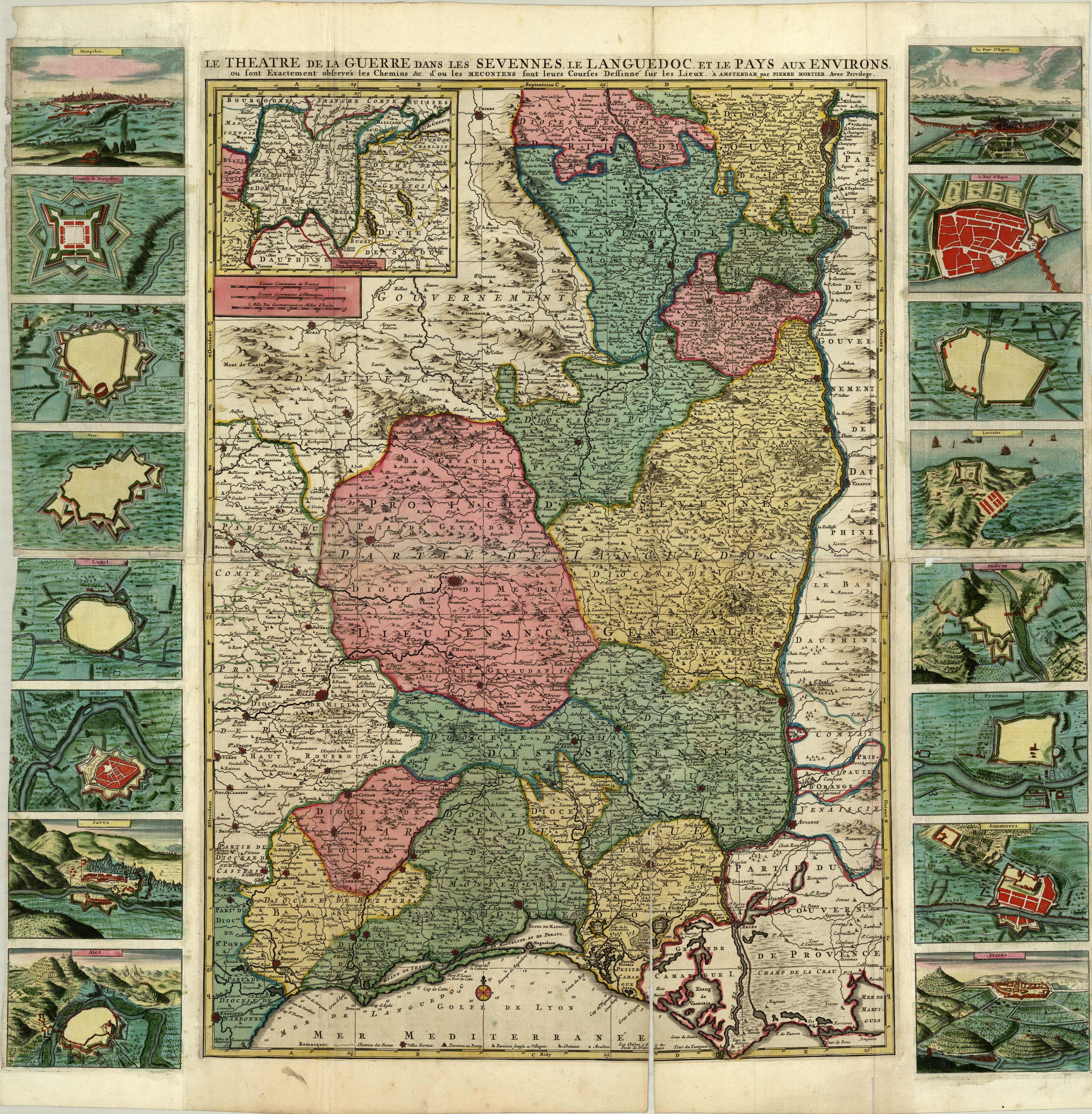 Le Theatre de la Guerre dans les Sevennes