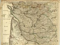 Carte du Bourdelois du Perigord et des Provinces voifines. [Western France]