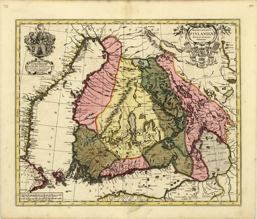 Magnus Ducatus Finlandiae Nova et Accurata Delineatio. [Finland]