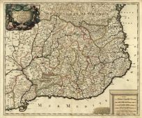 Principaute de Catalogne ou sont Compris les Comtes de Roussillon et de Cerdagne. [Spain]