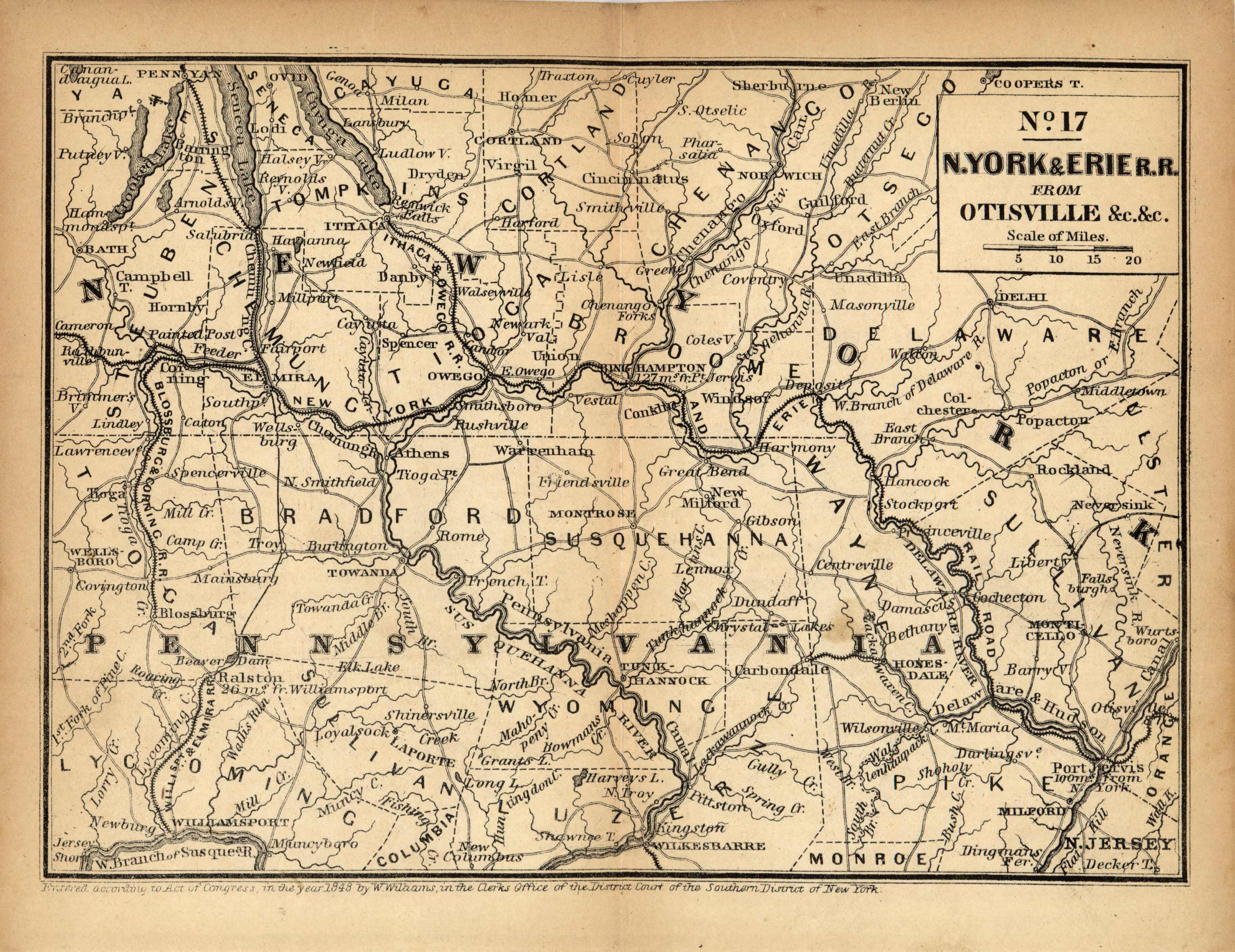 N. York and Erie R.R. from Otisville